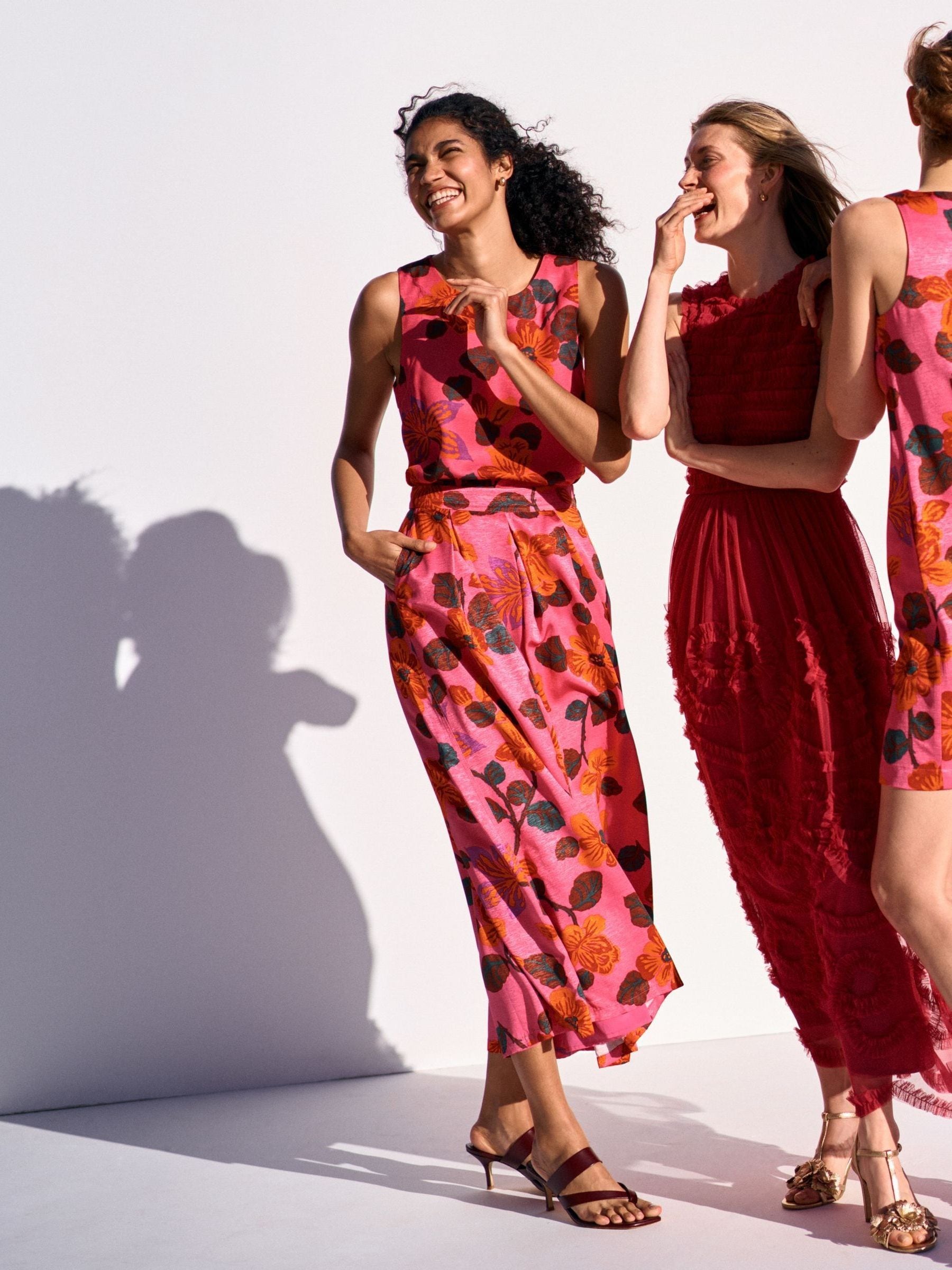 Buy Boden Pink Verity Maxi Skirt from Next USA