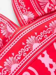 Boden Red Porto V-Neck Swimsuit - Image 7 of 7