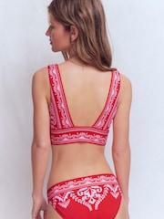 Boden Red Porto Bikini Top - Image 3 of 7