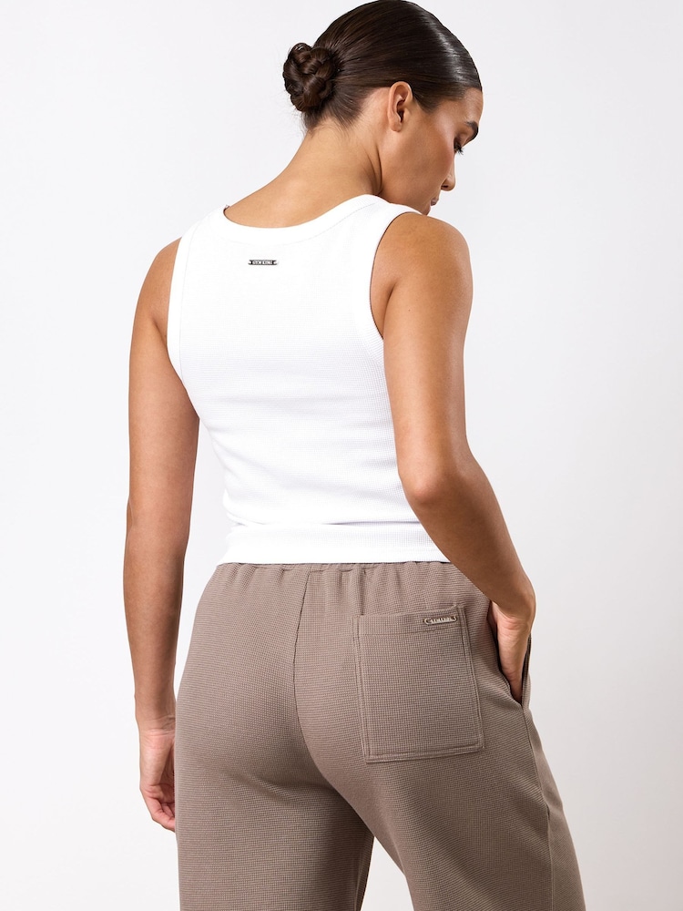 Gym King Waffle Crop Tank - Image 2 of 3