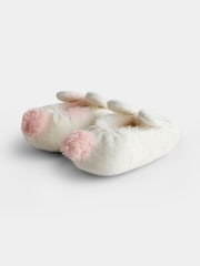 JoJo Maman Bébé Cream Bunny Ballet Slippers - Image 2 of 4