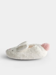 JoJo Maman Bébé Cream Bunny Ballet Slippers - Image 3 of 4