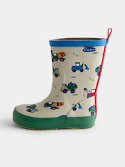 JoJo Maman Bébé Stone Construction Cosy Lined Wellies - Image 3 of 4