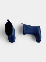 JoJo Maman Bébé Navy Blue Plain Wellies - Image 5 of 5