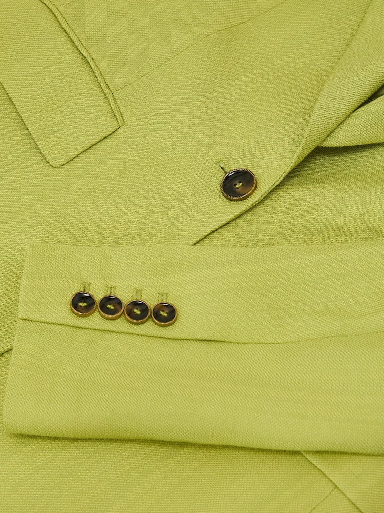 Reiss Green Jodie Suit Jacket - Image 7 of 7