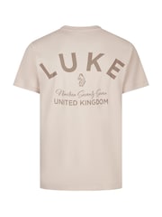 Luke 1977 Cream Drayton Relaxed Fit T-Shirt - Image 5 of 6