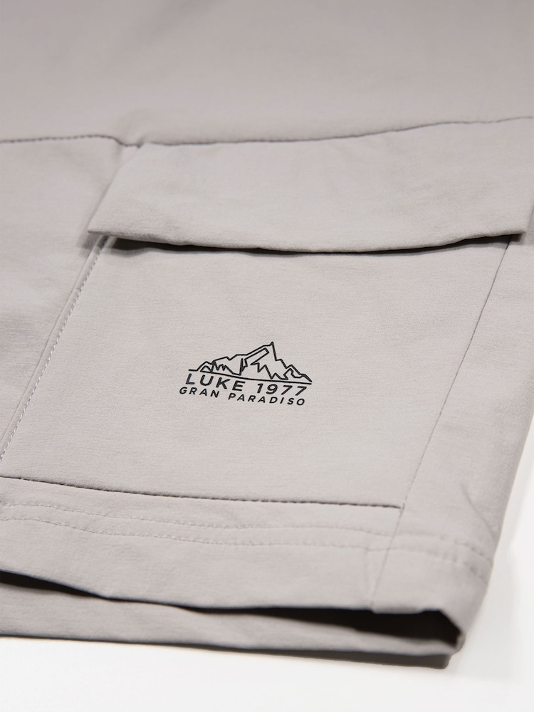Luke 1977 Grey X Gran Paradiso Noasca Tech Shorts - Image 5 of 5