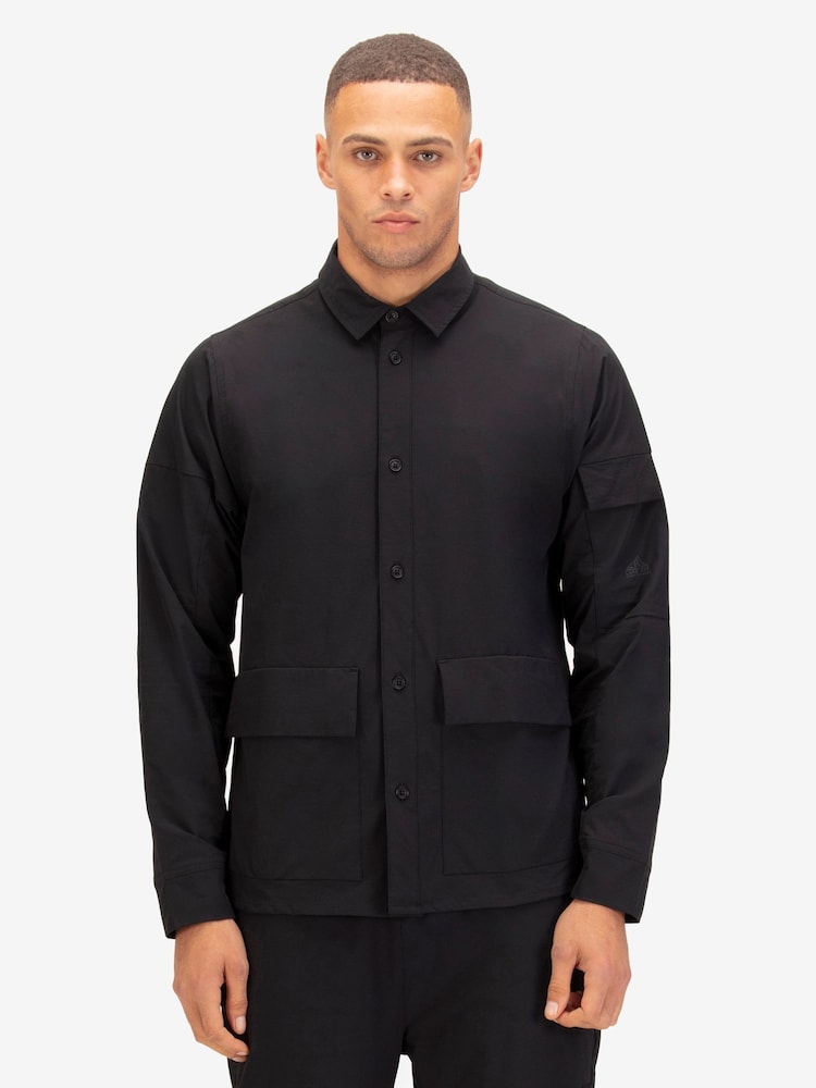 Luke 1977 Black Gran Paradiso Canavese Tech Shirt - Image 1 of 6 Luke 1977 Black Gran Paradiso Canavese Tech Shirt - Image 1 of 6