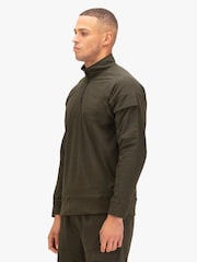 Luke 1977 Green Gran Paradiso Cogne Zip Through Sweatshirt - Image 3 of 7