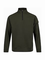 Luke 1977 Green Gran Paradiso Cogne Zip Through Sweatshirt - Image 4 of 7