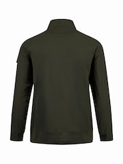 Luke 1977 Green Gran Paradiso Cogne Zip Through Sweatshirt - Image 5 of 7