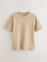 Brown Neutral Regular Fit Motionflex Soft Heavyweight T-Shirt - Image 1 of 3