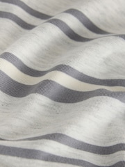 self. Grey Stripe T-Shirt with Mock Layer - Image 9 of 9
