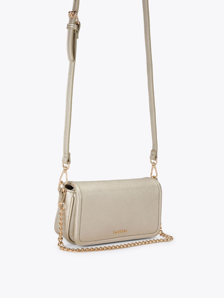 Carvela Gold Como Chain Shoulder Bag - Image 2 of 4