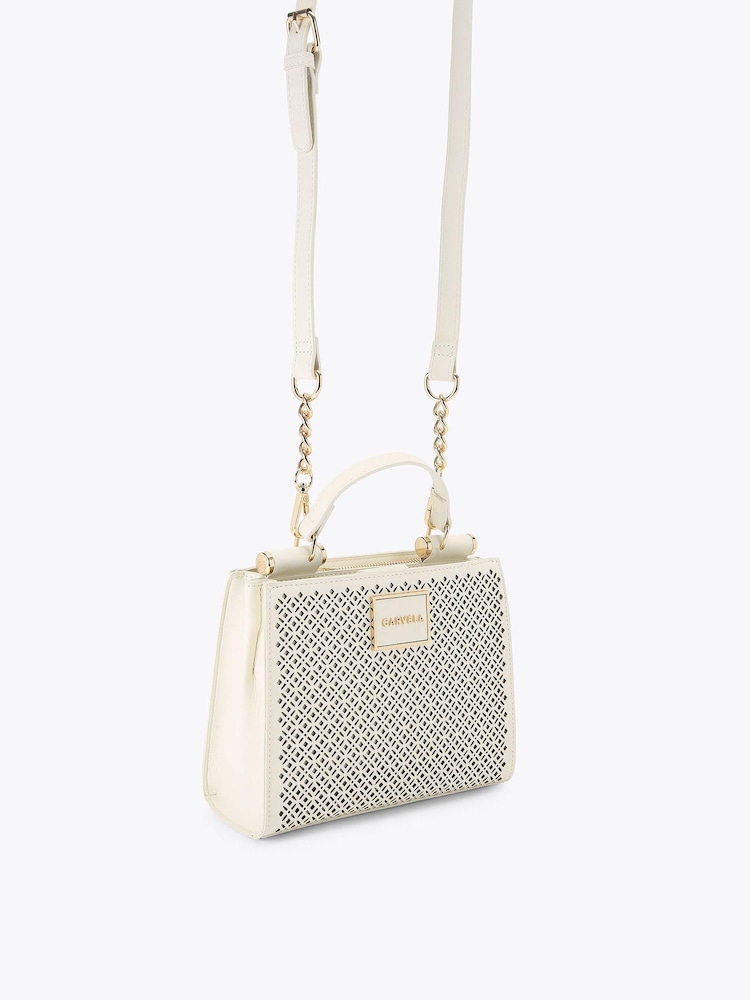 Carvela White Jessica Laser Mini Bag - Image 2 of 4