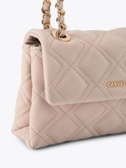 Carvela Pink Nude Rosa Chain Shoulder Bag - Image 4 of 4
