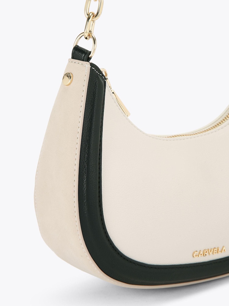 Carvela White Minori Scoop Shoulder Bag - Image 5 of 5
