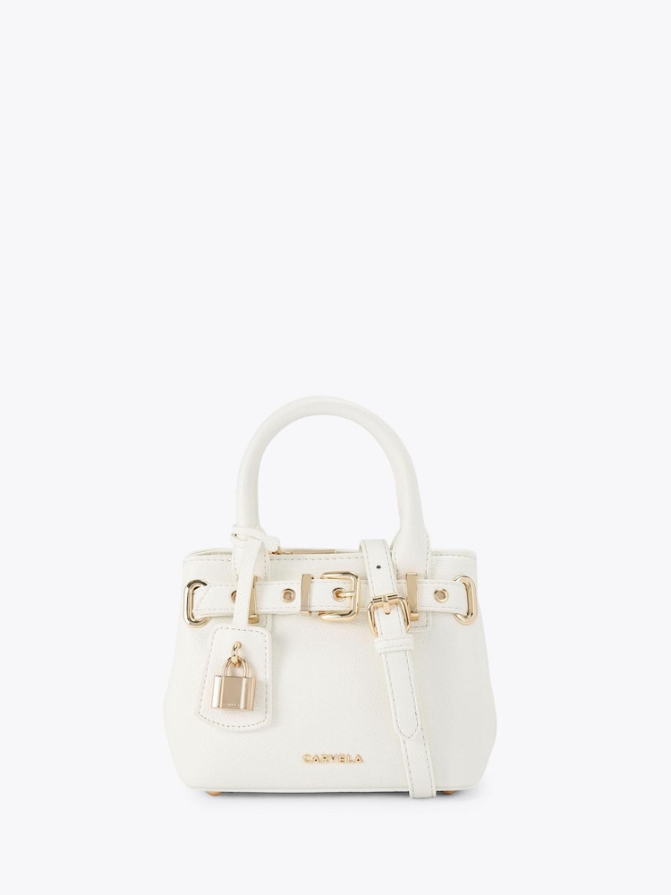 Carvela White Maria Micro Belt Bag - Image 1 of 4 Carvela White Maria Micro Belt Bag - Image 1 of 4