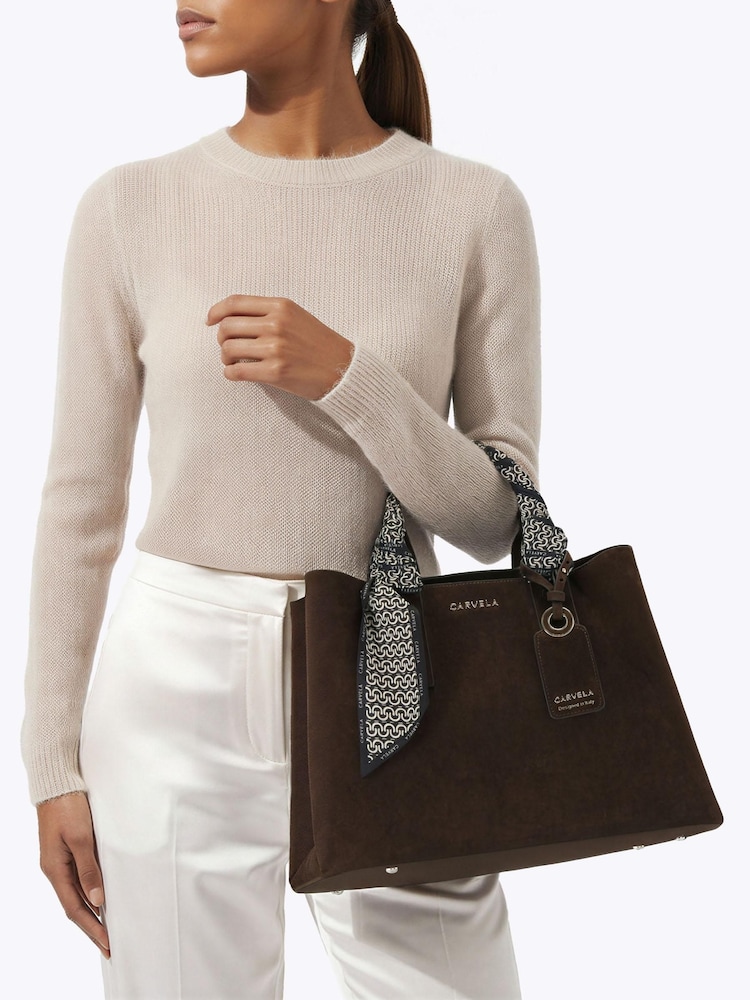 Carvela Brown Medium Nina Tote Bag - Image 5 of 5