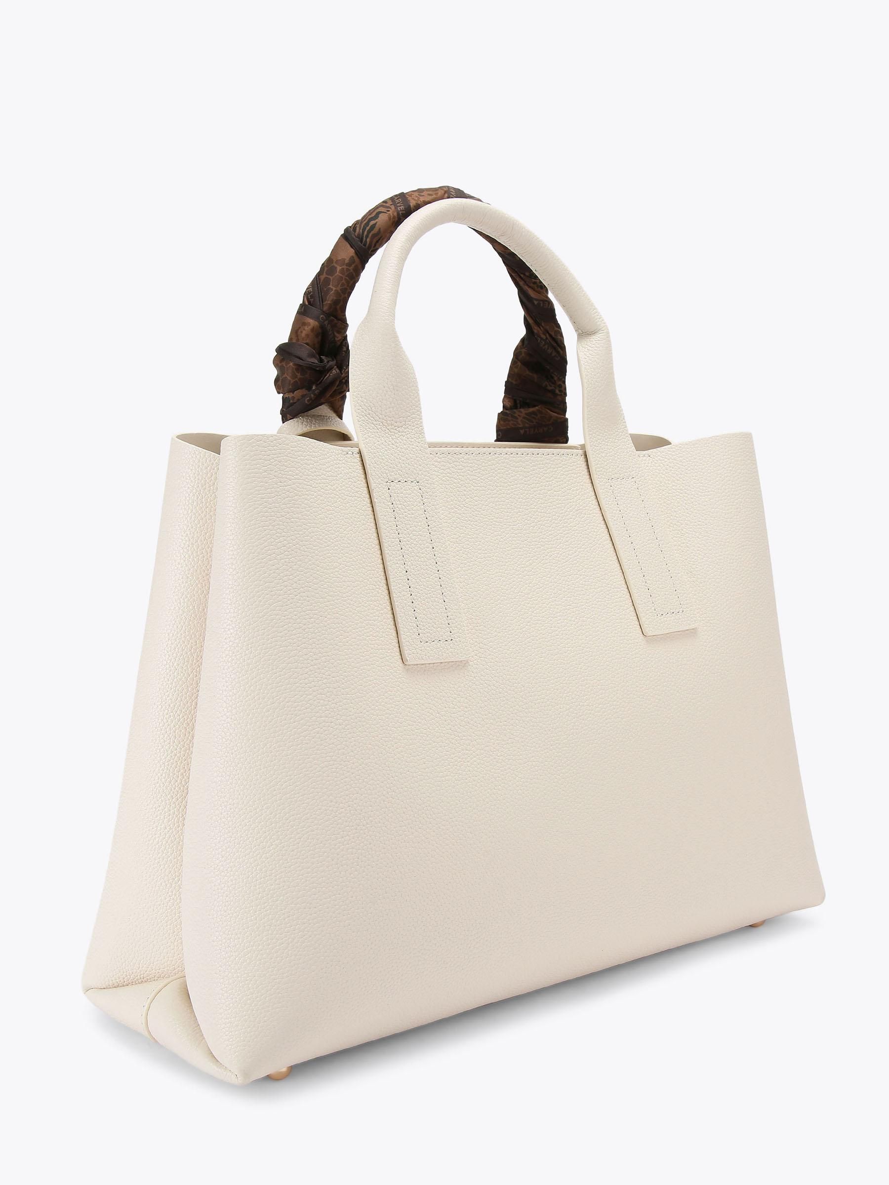 Buy Carvela White Medium Nina Tote Bag from Next USA