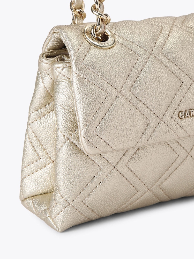 Carvela Gold Rosa Chain Shoulder Bag - Image 4 of 4