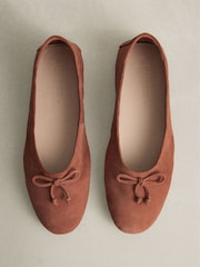 Rust Brown N.Premium Leather Ballerinas - Image 1 of 6
