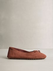 Rust Brown N.Premium Leather Ballerinas - Image 3 of 6