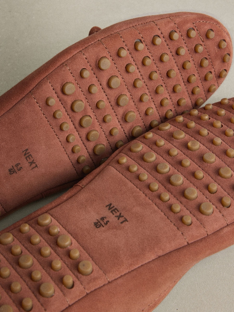 Rust Brown N.Premium Leather Ballerinas - Image 6 of 6