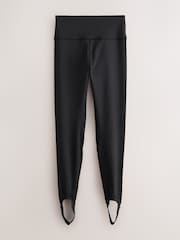 Czarny - Active Balance Stirrup Leggings - Obraz 7 z 9