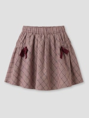 Angel & Rocket Purple Clara Check Skirt - Image 6 of 7