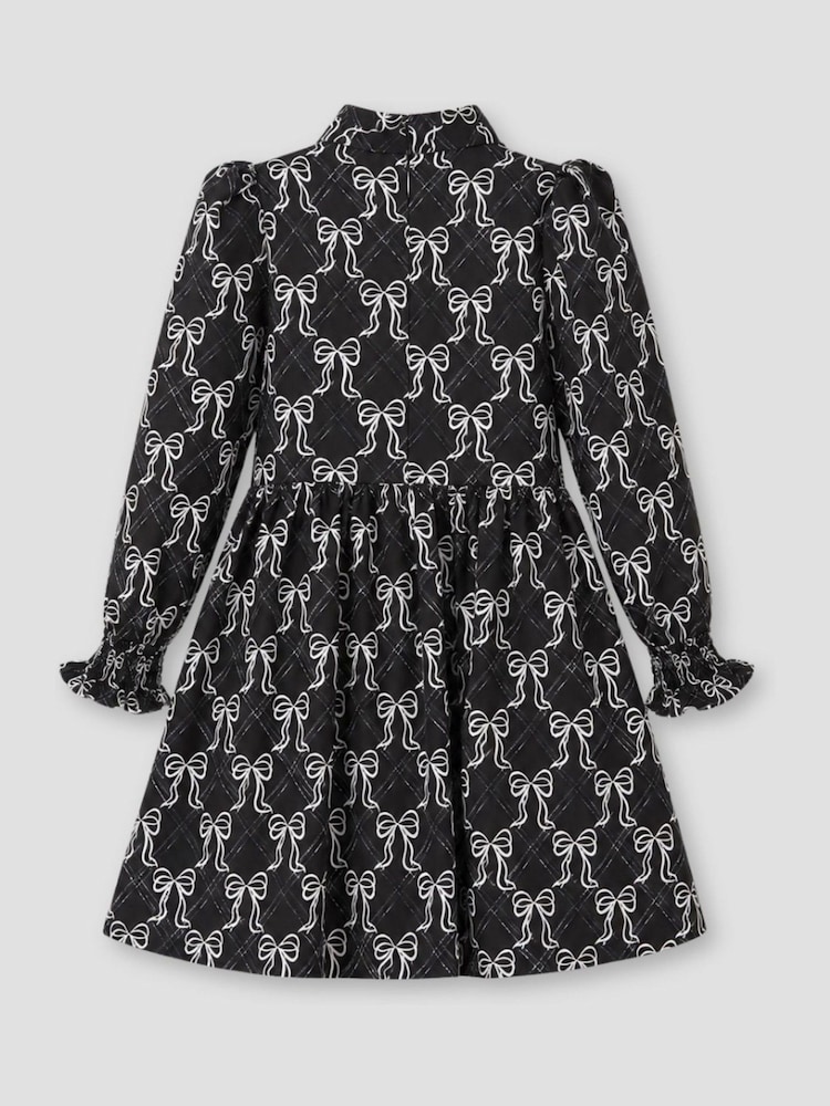 Angel & Rocket Black Blair Print Shirt Dress - Image 5 of 5