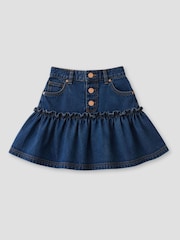 Angel & Rocket Neomie Denim Scalloped Skirt - Bild 6 von 7