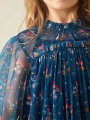 Azul - Angel & Rocket Isadora Mesh Dress - Imagem 5 de 5