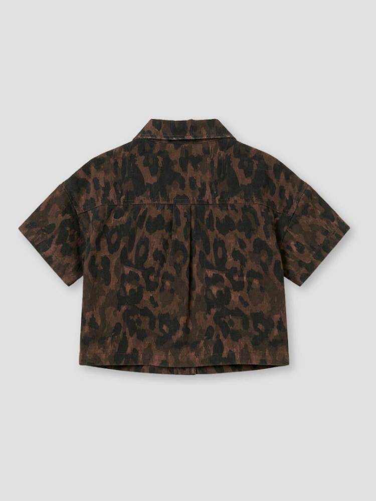 Angel & Rocket Brown Zeta Leopard Shirt - Image 6 of 6