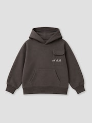 Angel & Rocket Grey Mason Cargo Pocket Hoodie - Image 5 of 6