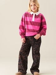 Angel & Rocket Brown Danni Leopard Jeans - Image 3 of 5