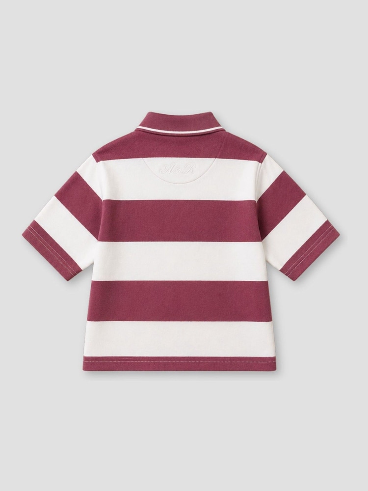 Angel & Rocket Red Rudy Striped Rugby Shirt - Image 5 of 5 Angel & Rocket Red Rudy Striped Rugby Shirt - Image 5 of 5