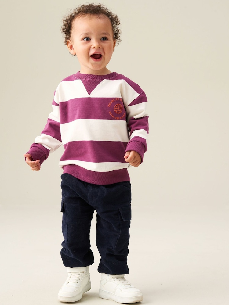 Angel & Rocket Red Declan Stripe Sweatshirt - Image 1 of 3