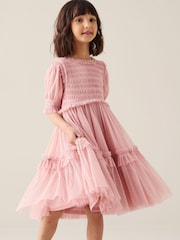 Angel & Rocket Pink Xeni Mesh Dress - Image 5 of 7