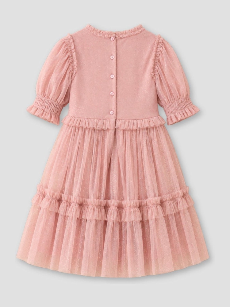 Angel & Rocket Pink Xeni Mesh Dress - Image 7 of 7