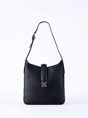 Lakeland Leather Black Dalston Hobo Bag - Image 1 of 7