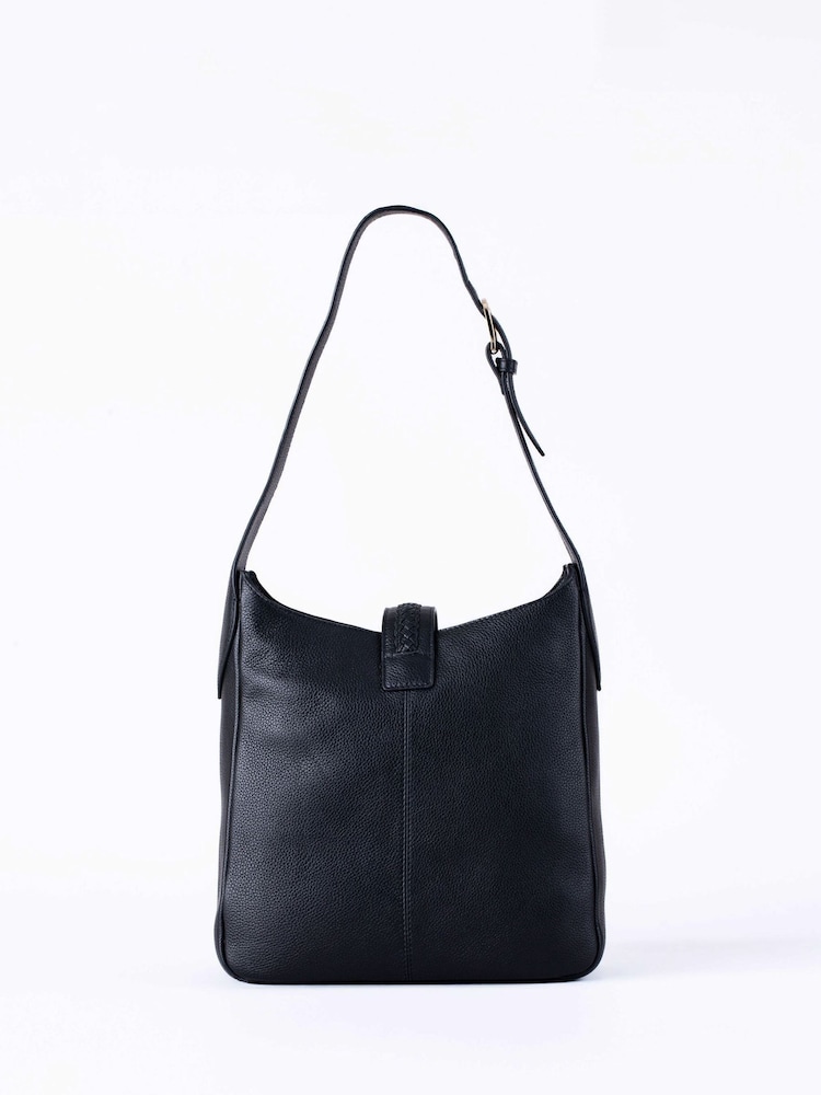 Lakeland Leather Black Dalston Hobo Bag - Image 2 of 7
