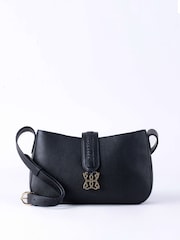 Lakeland Leather Black Dalston Cross-Body Bag - Image 1 of 6