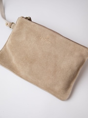 Lakeland Leather Nude Santon Suede Tote Bag - Image 7 of 7