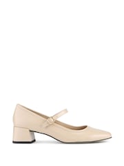 Jones Bootmaker Beige Patent Xabrina Patent Leather Shoes - Image 1 of 5