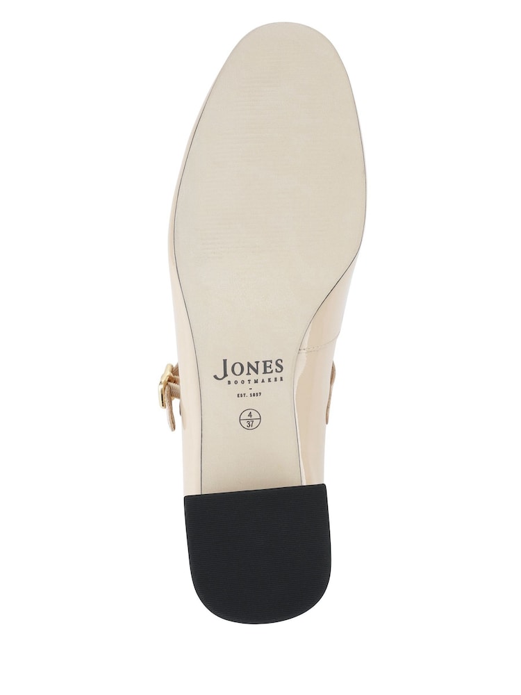 Jones Bootmaker Beige Patent Xabrina Patent Leather Shoes - Image 5 of 5