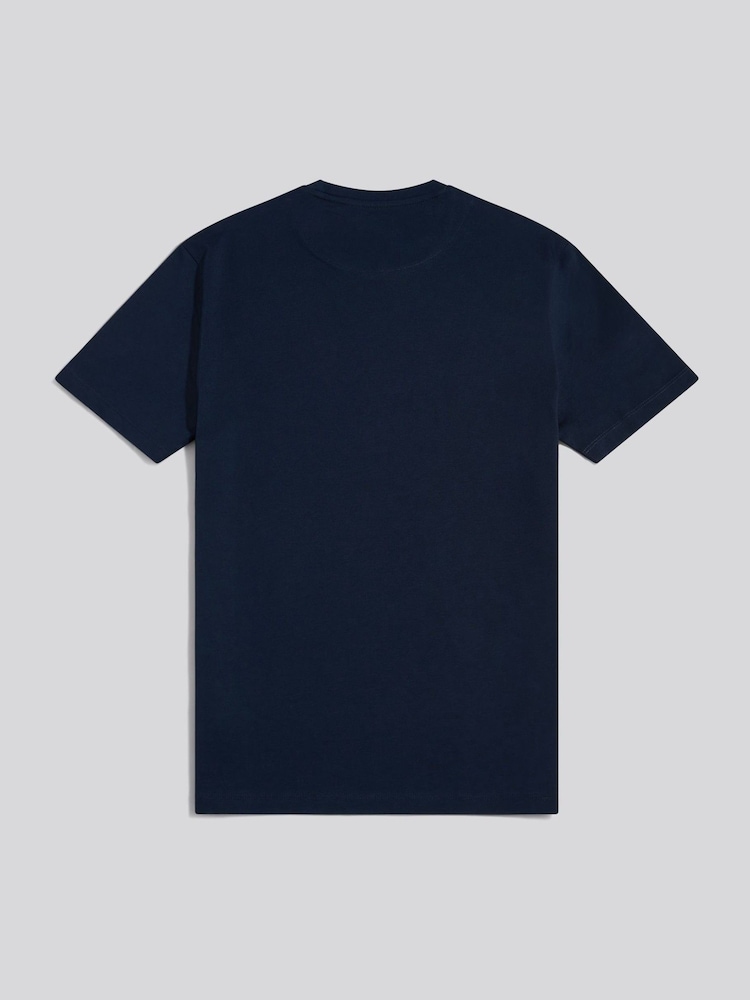 Синій - U.S. Polo Assn Smart Mercerised T-Shirt - Image 2 of 3