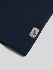 Синій - U.S. Polo Assn Smart Mercerised T-Shirt - Image 3 of 3