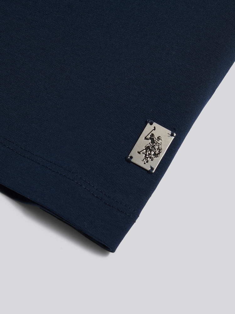 Синій - U.S. Polo Assn Smart Mercerised T-Shirt - Image 3 of 3