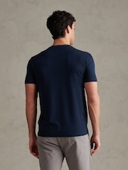 Blau - U.S. Polo Assn Smart Mercerised T-Shirt - Bild 4 von 8